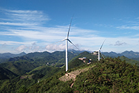 浙江金華磐安仁川風(fēng)電場